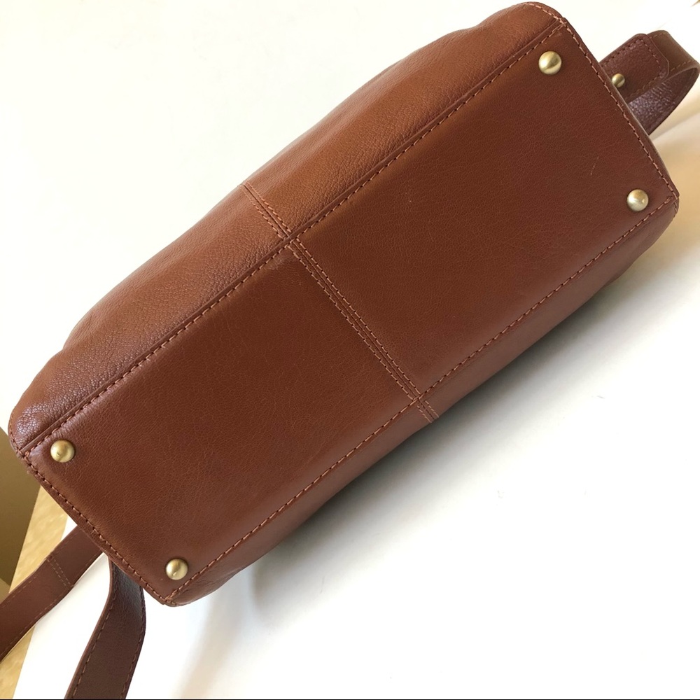 RACHEL Rachel Roy Gorgeous Cognac Glazed Vachetta Leather - Picture 6 of 14